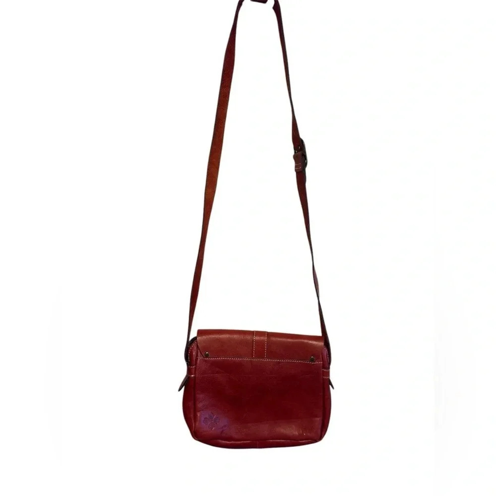 Patricia Nash Praga Flap Crossbody Leather Handbag - Picture 4 of 11